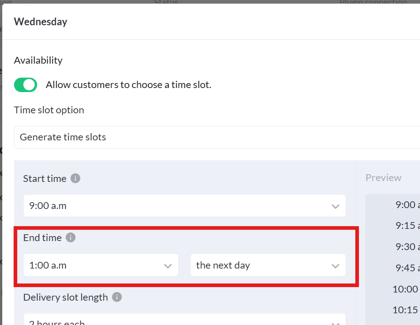 Late night delivery hours-1